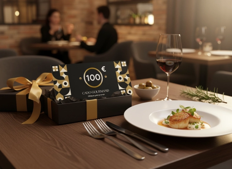 Le chèque Cado Gourmand 100 € est l’attention idéale pour vivre un moment d’exception