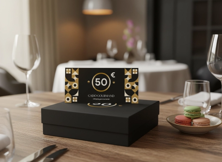 Le chèque Cado Gourmand 50 € est un véritable coffret cadeau gourmand hautement polyvalent