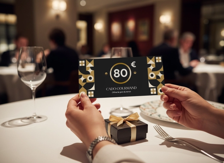Le chèque Cado Gourmand 80 € est conçu pour offrir une expérience culinaire généreuse