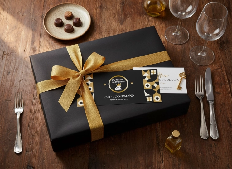 Menu Au fil de l’eau pour 2 personnes au Relais du Château de la Roche